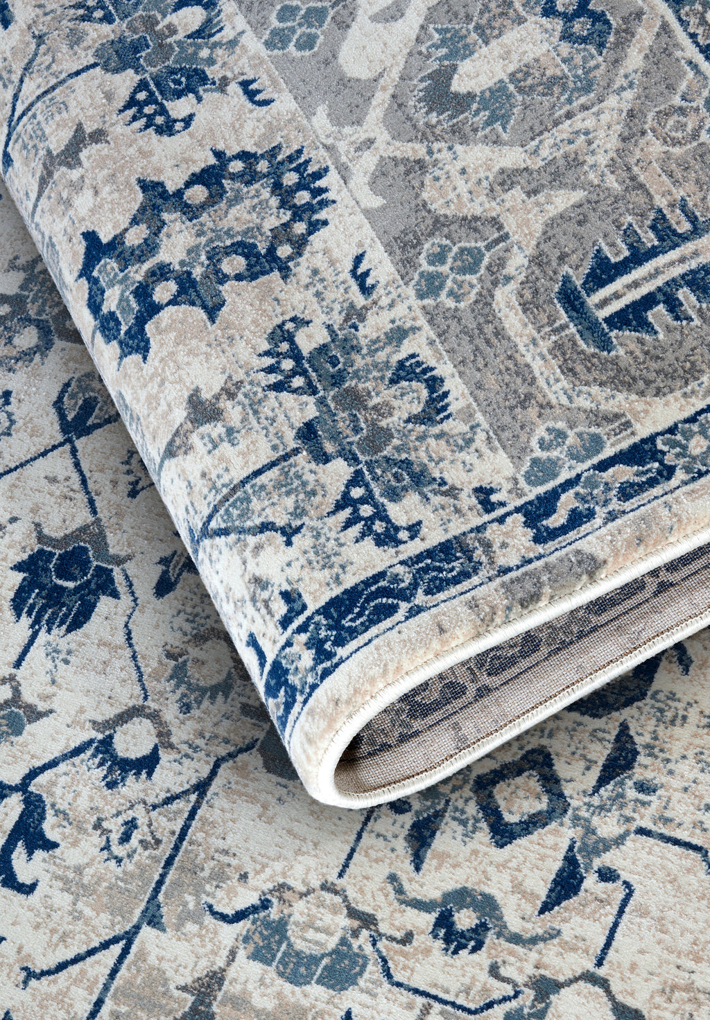 Villeroy & Boch 1869 Kortluggsmatta Emmanuel creme blå