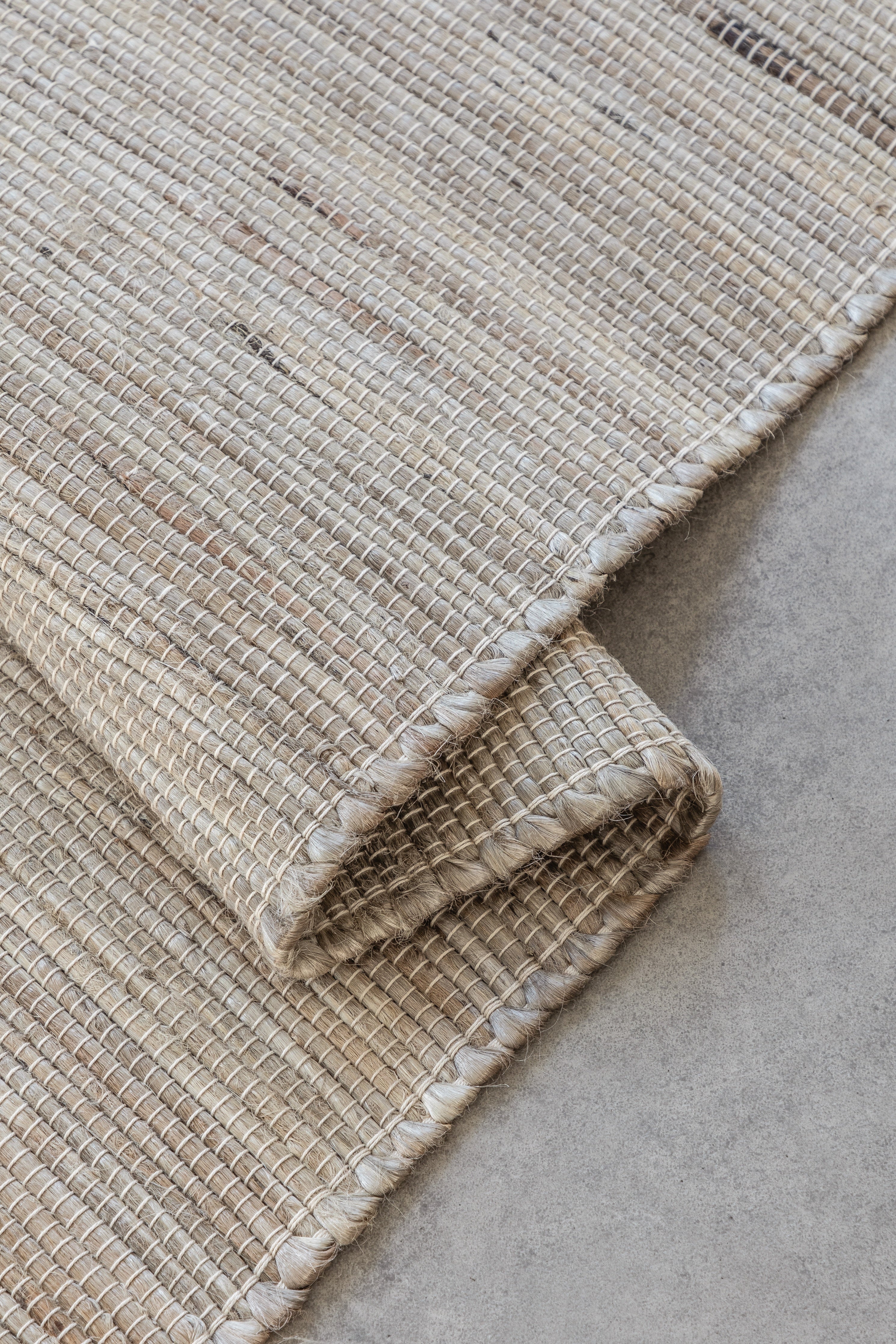 Hanse Home Handloom 1.0 Jutematta Dhaka natur grå brun
