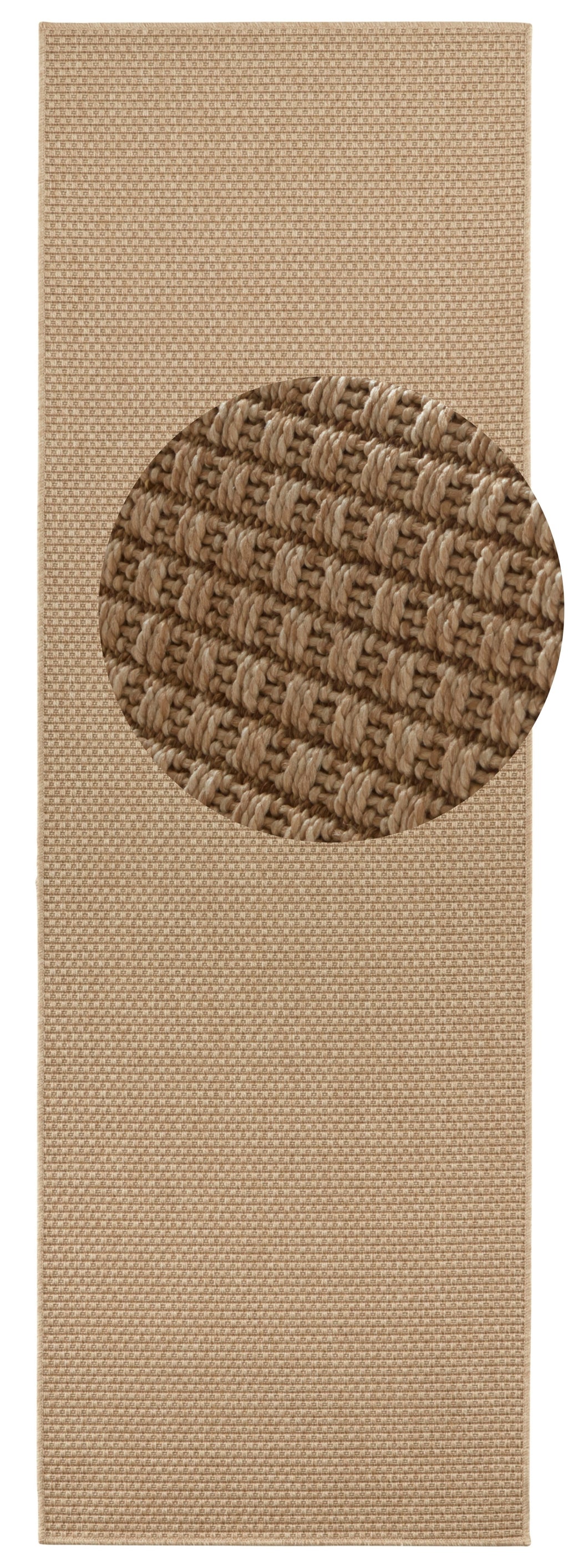 Flatwoven Löpare for Inom- och utomhus Nature 600 in Sisal-Look