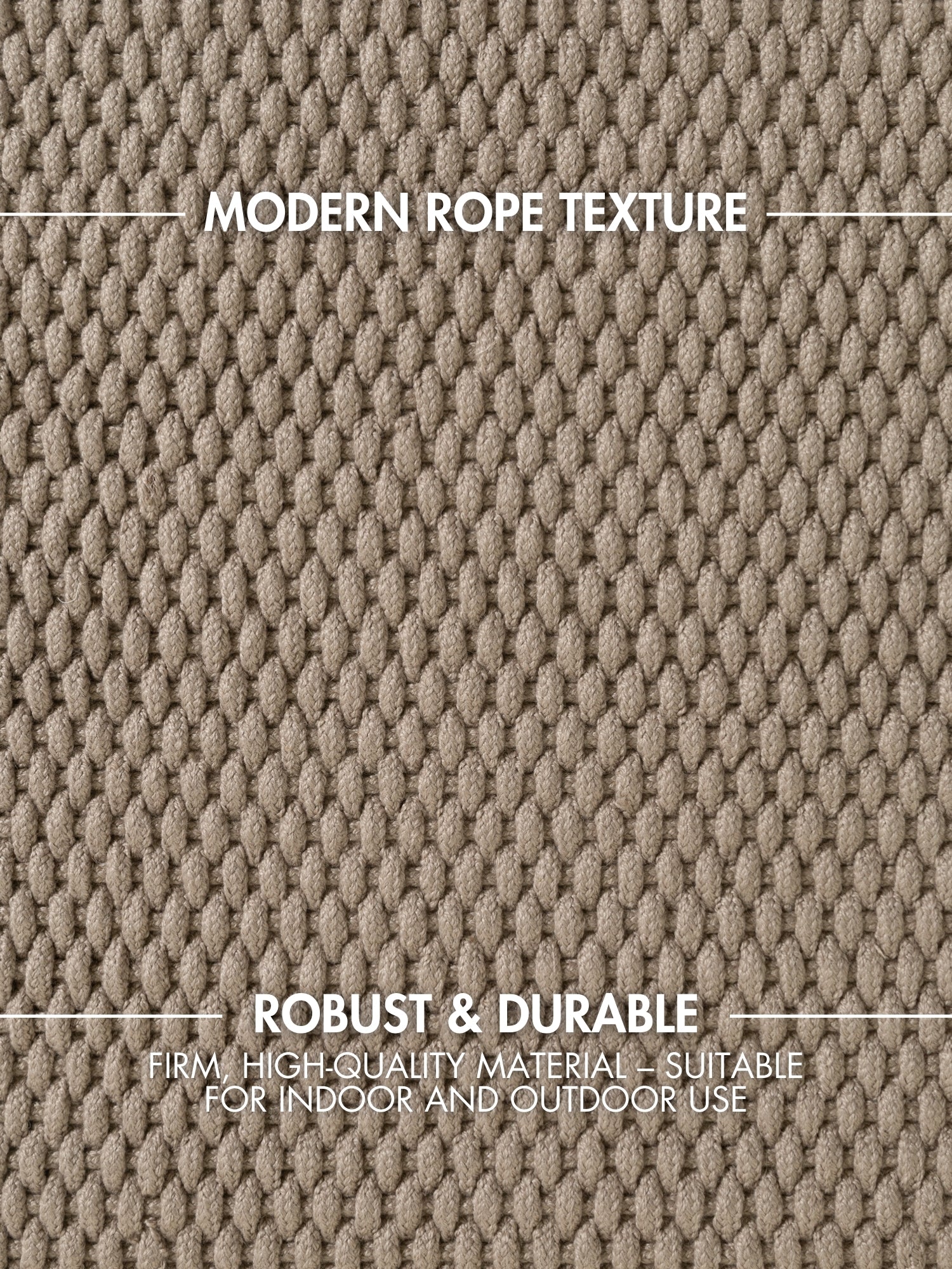 Rope beige grå