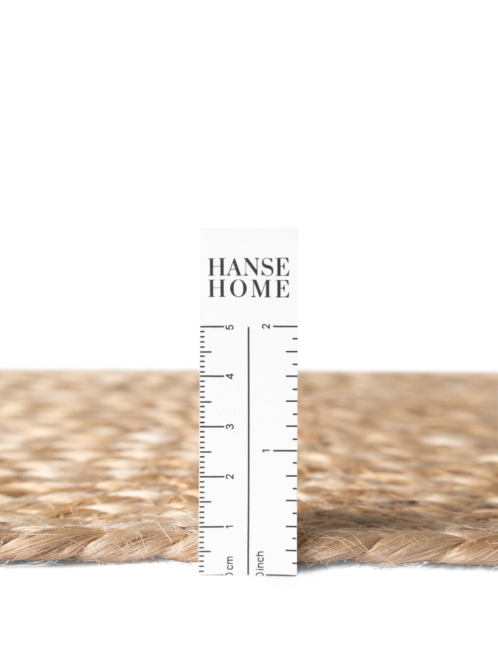 Hanse Home Jute Braided Jutematta rund Basil natur guld grön