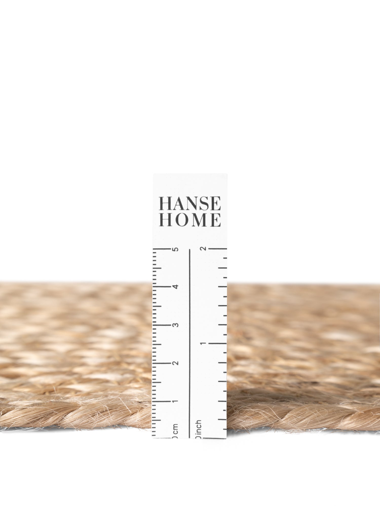 Hanse Home Jute Braided Jutematta rund Basil natur guld grön