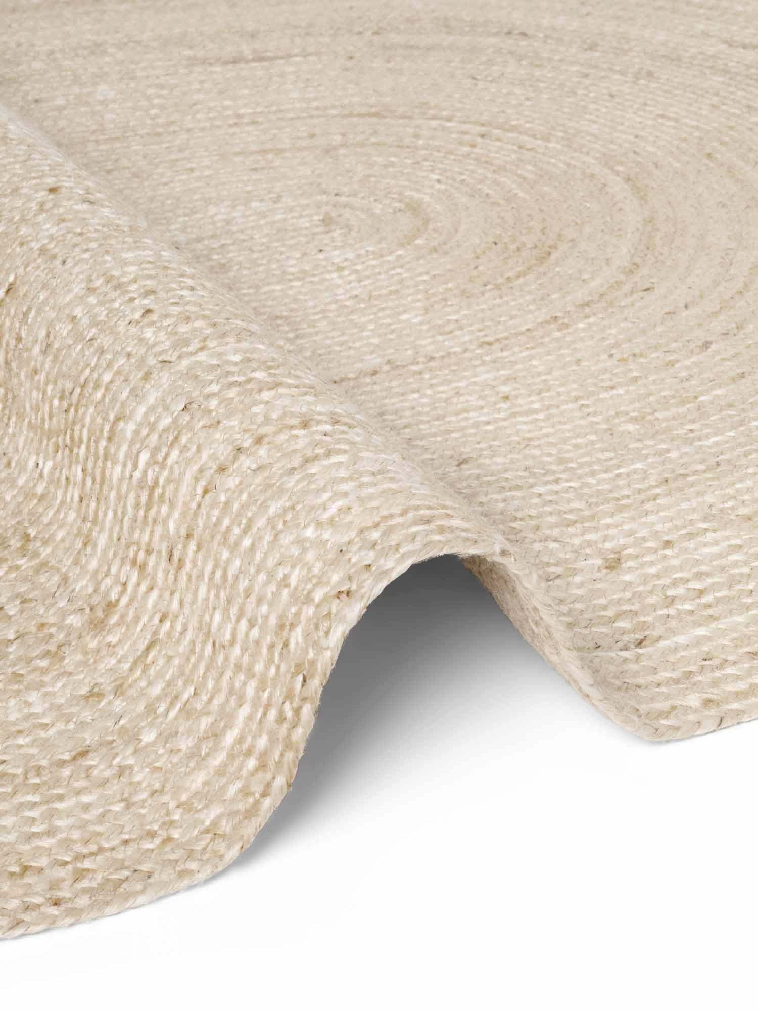 Hanse Home Jute Braided Jutematta oval Rangpur natur elfenben