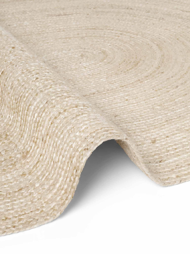 Hanse Home Jute Braided Jutematta oval Rangpur natur elfenben