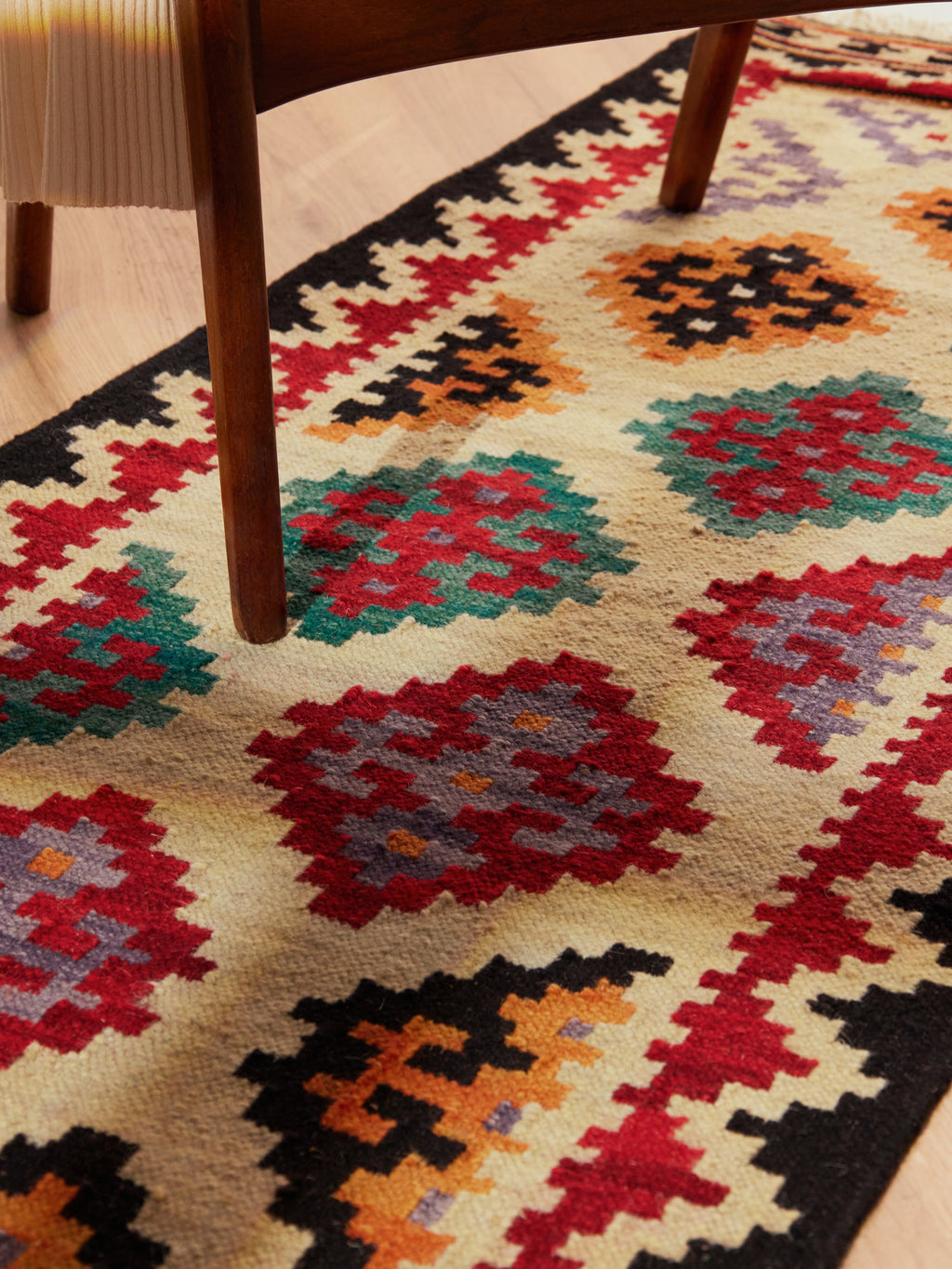 Hanse Home Kamal Afghansk kelimmatta Kian creme flerfärgad