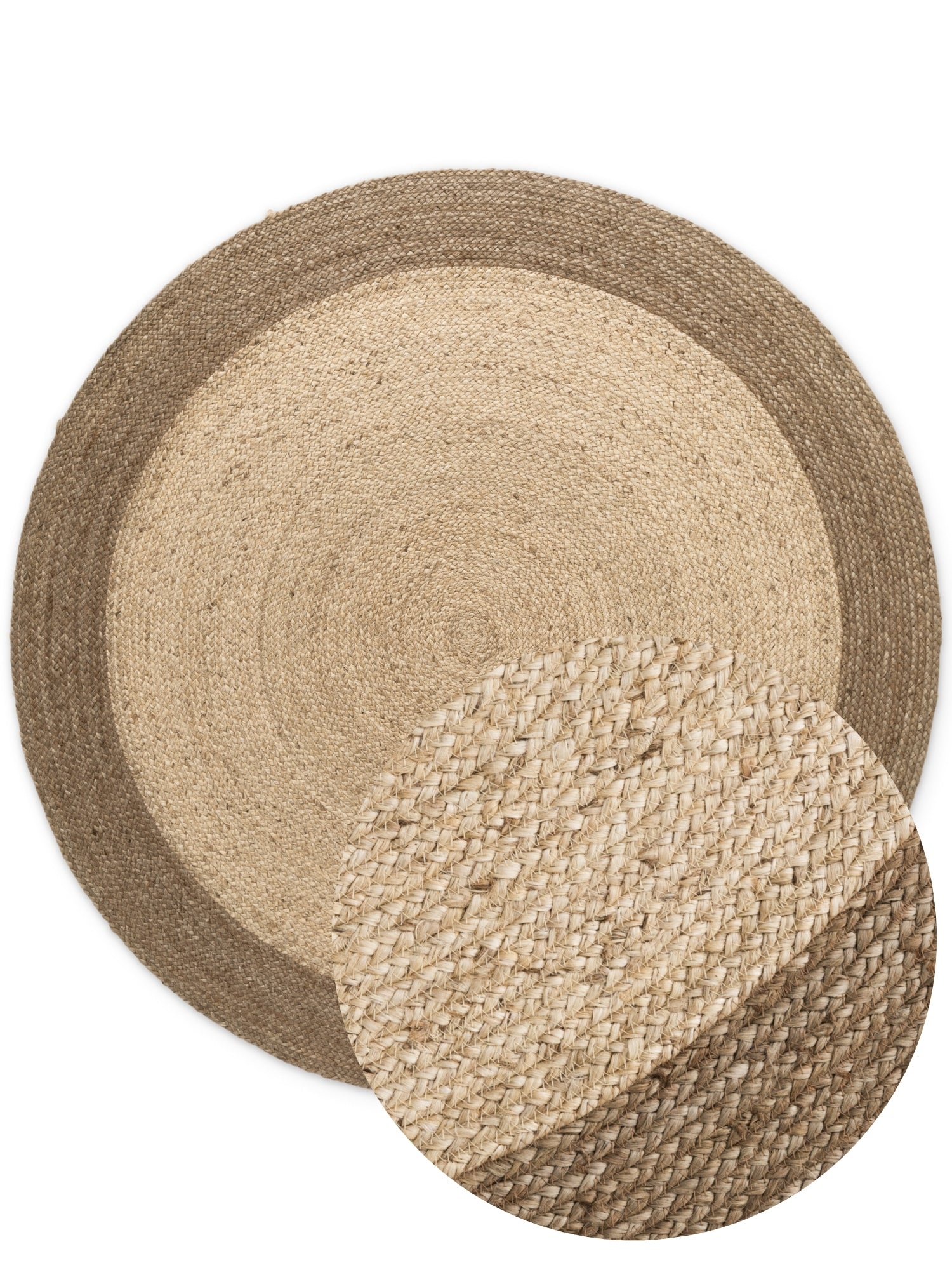 Hanse Home Looma Jutematta rund Looma natur elfenben greige