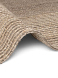 Hanse Home Juno Jutematta Juno Line natur vit Brown