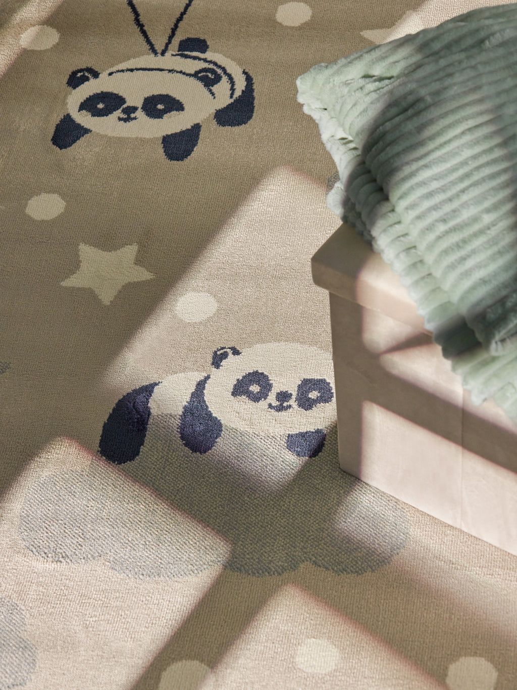 Hanse Home Adventures Barnmatta Dreamy Panda beige flerfärgad