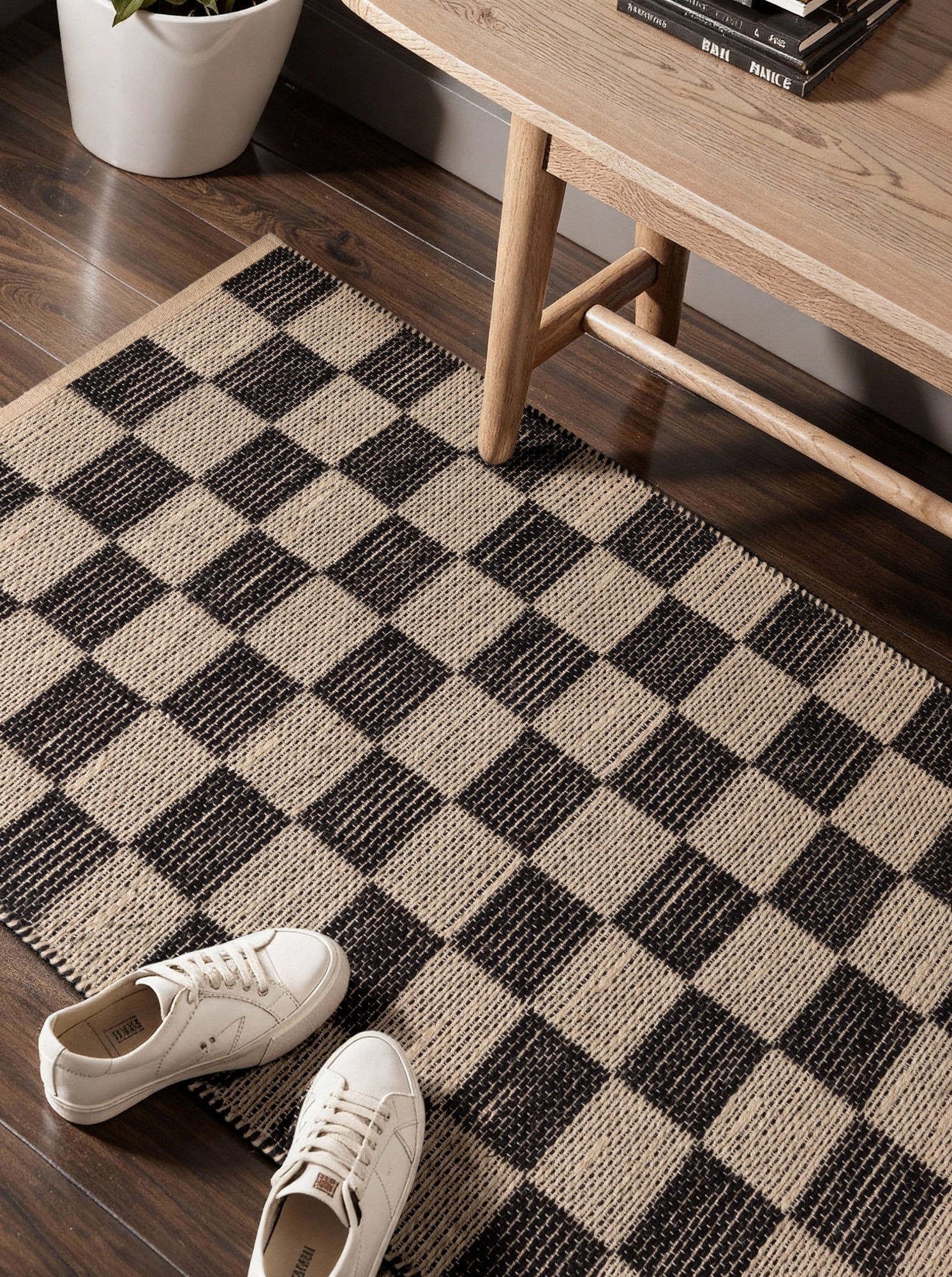 Hanse Home Handloom 1.0 Jutematta Rex natur vit svart