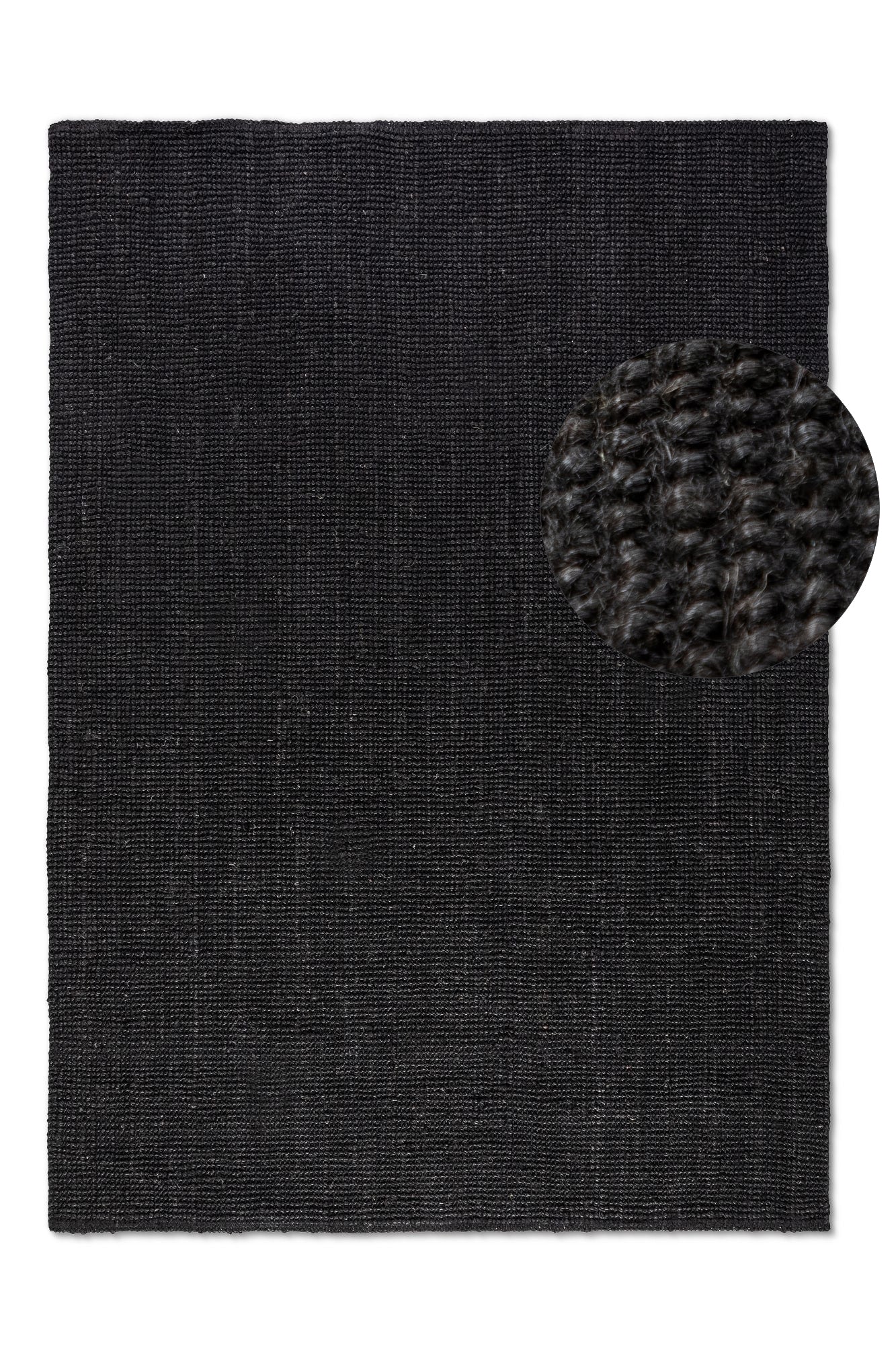 Hanse Home Bouclé-jutematta Jaipur djupsvart