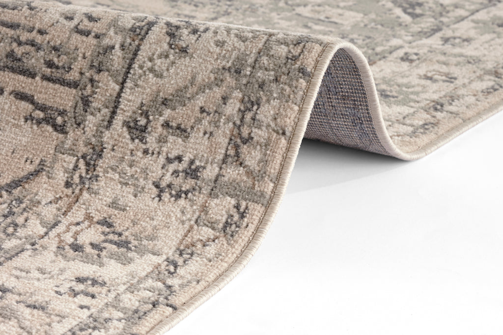 Hanse Home Terrain Designerkortluggsmatta Sand creme grå