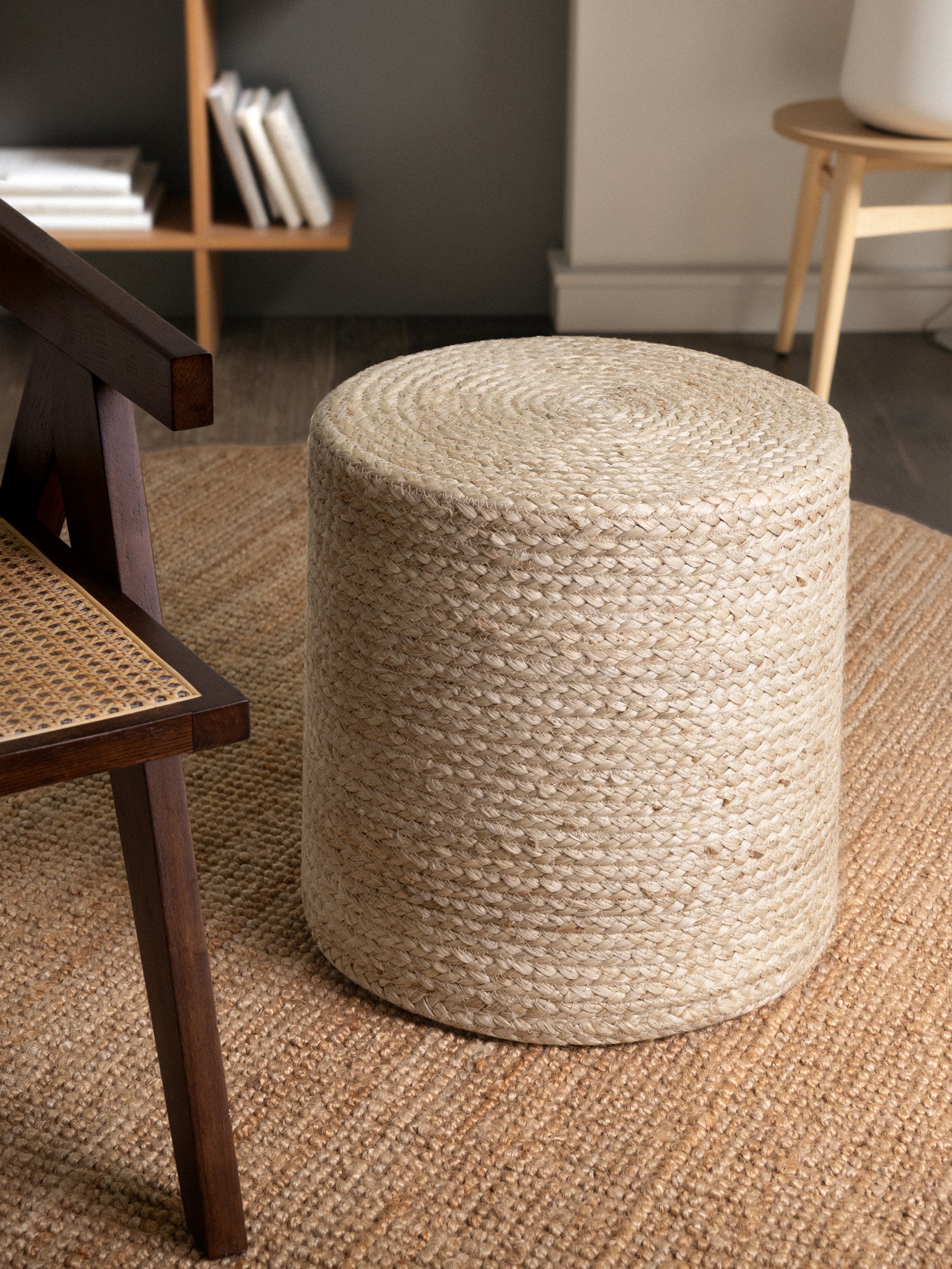 Hanse Home Looma Jutepuff Looma natur elfenben