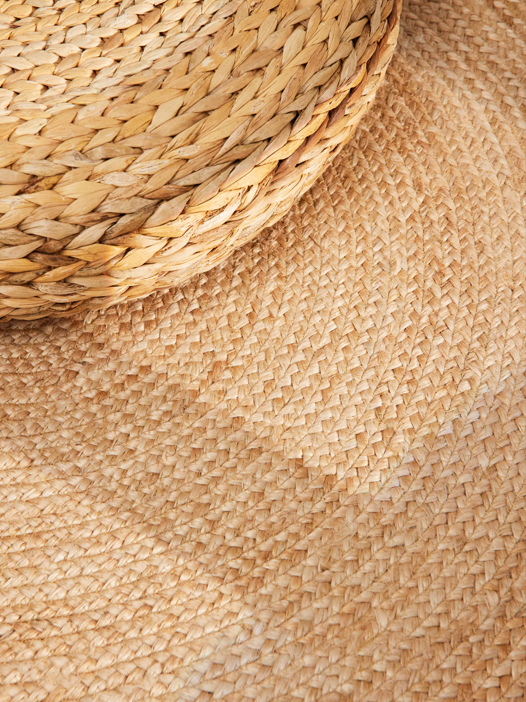 Hanse Home Looma Jutematta rund Looma natur guld elfenben