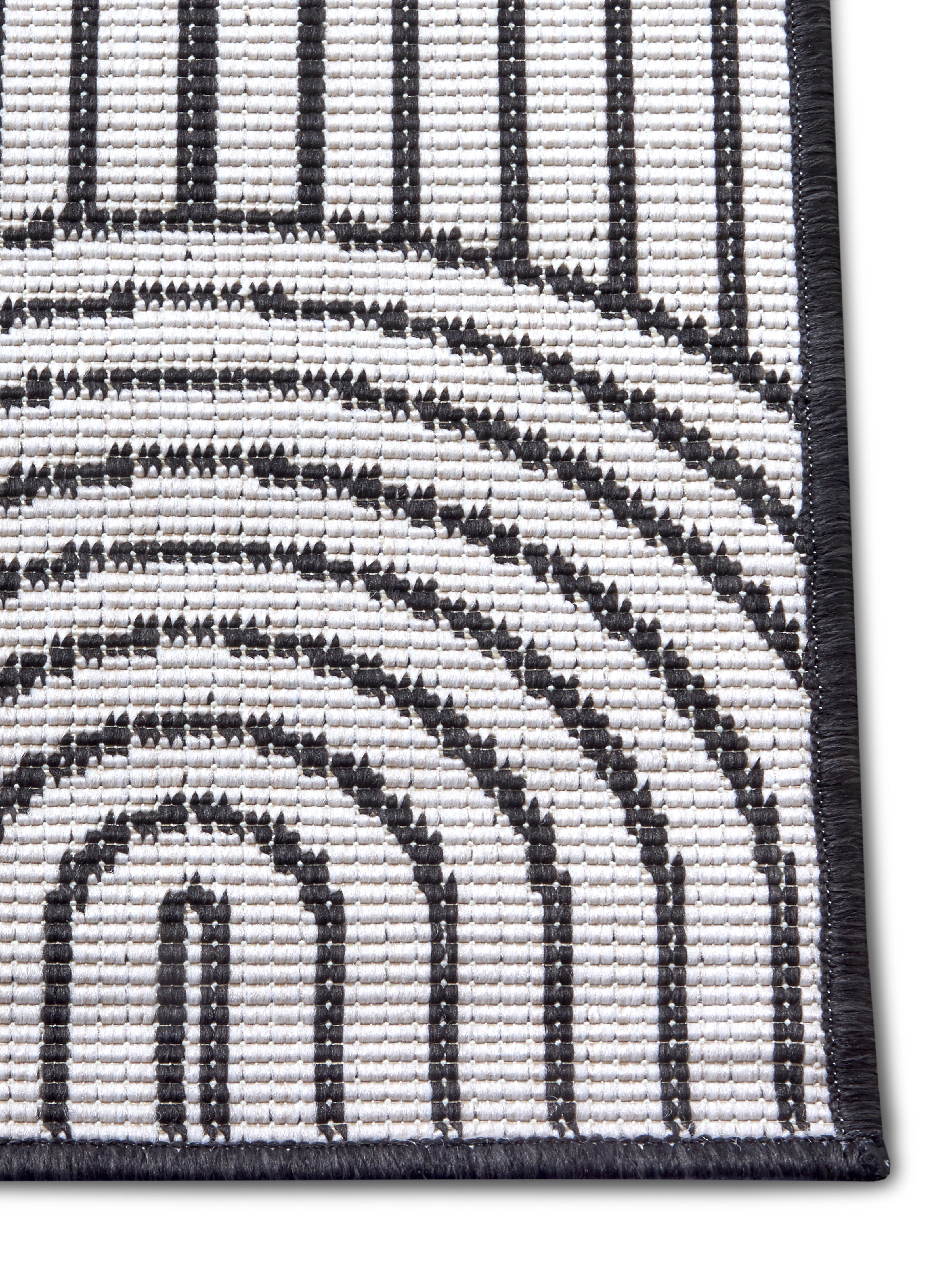 Hanse Home Flatweave Vändbar inom- och utomhusmatta Pangli svart