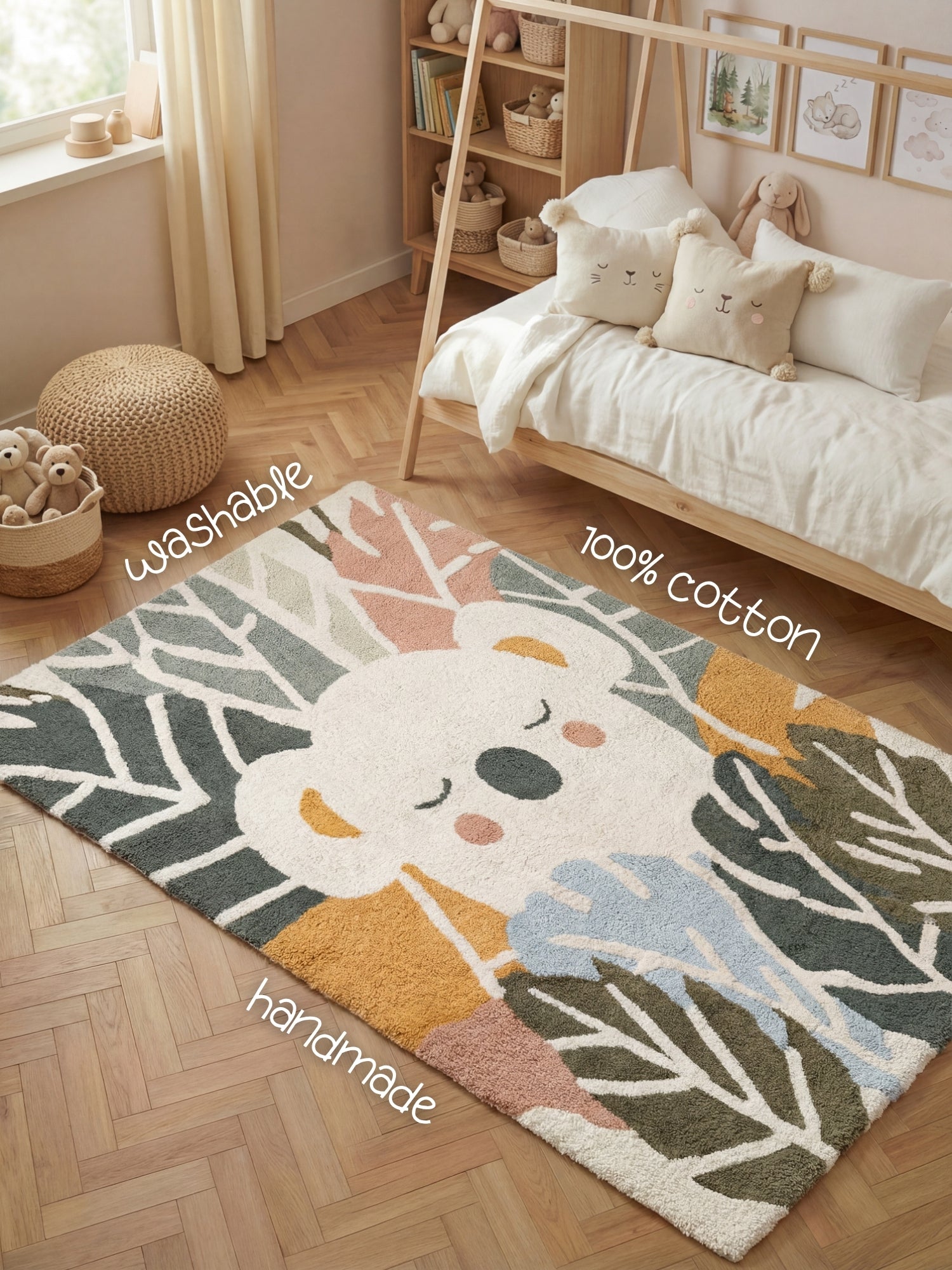 Hanse Home Snuggle Barnmatta Tabea creme flerfärgad