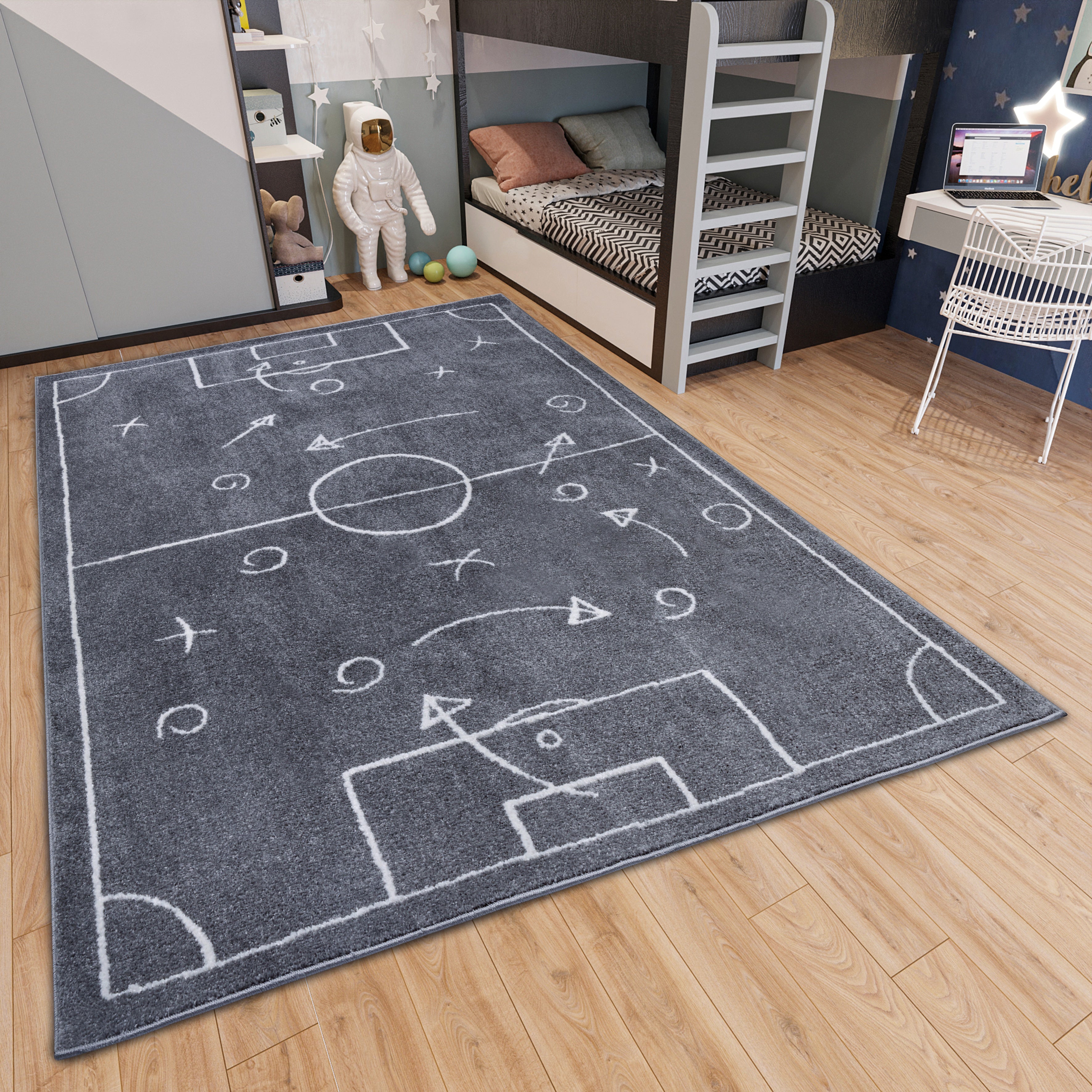 Hanse Home Adventures Barnmatta Gameplan mörkgrå