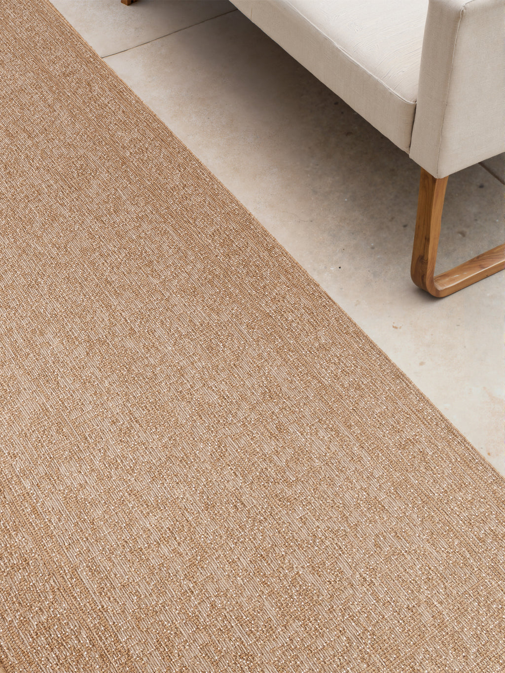 Hanse Home Duet Vändbar inom- och utomhusmatta Kona Jute vit