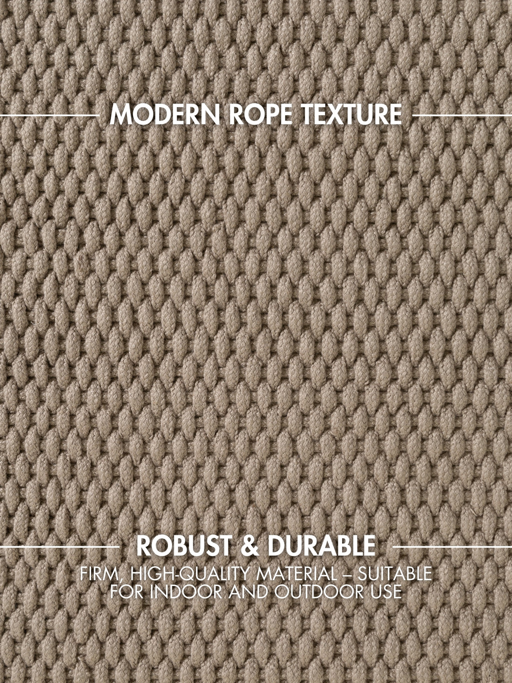 Rope beige grå
