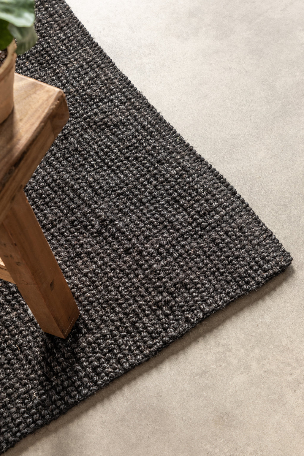 Hanse Home Bouclé-jutematta Jaipur djupsvart