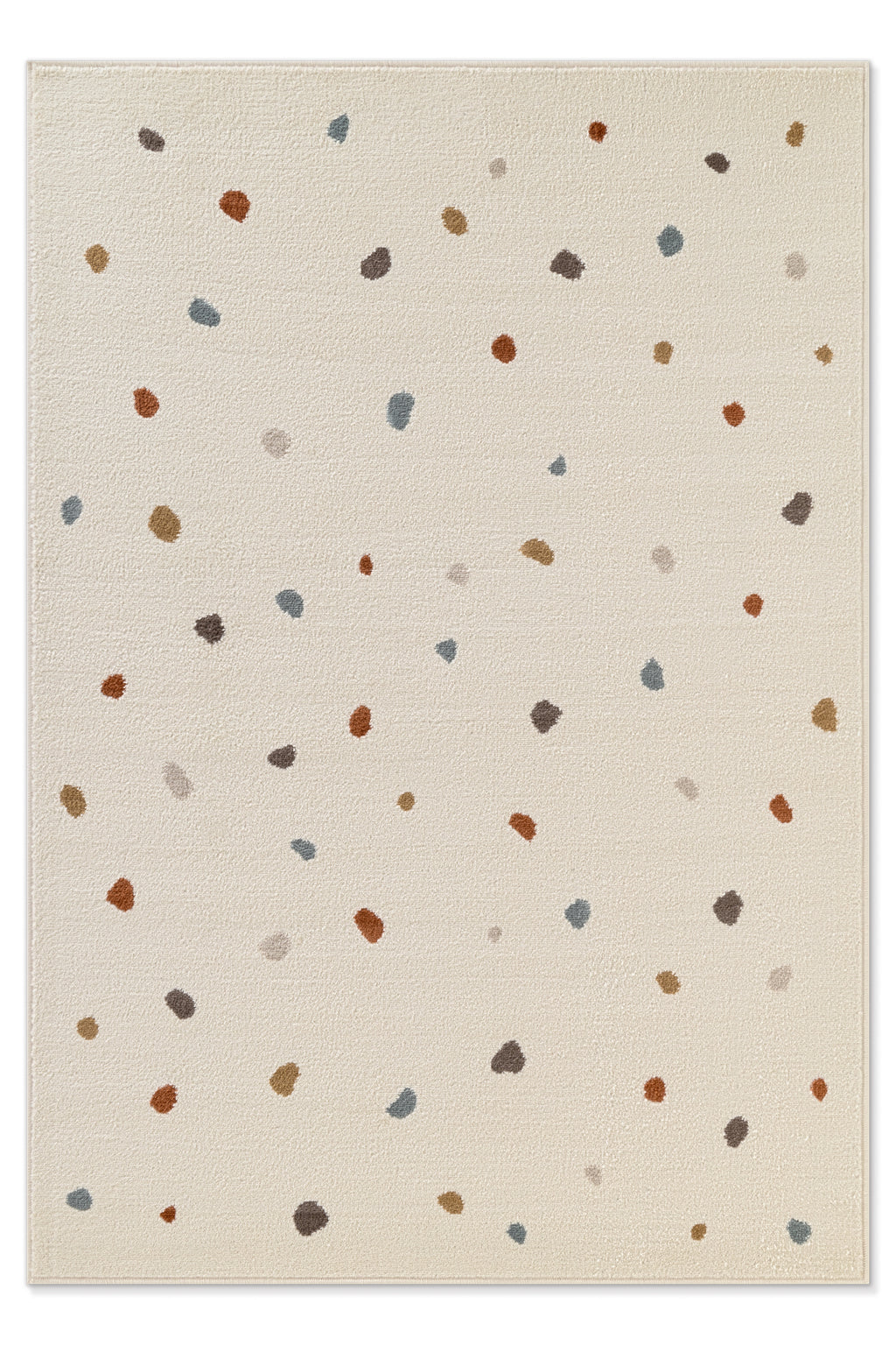 Hanse Home Adventures Barnmatta Funny Dots creme flerfärgad