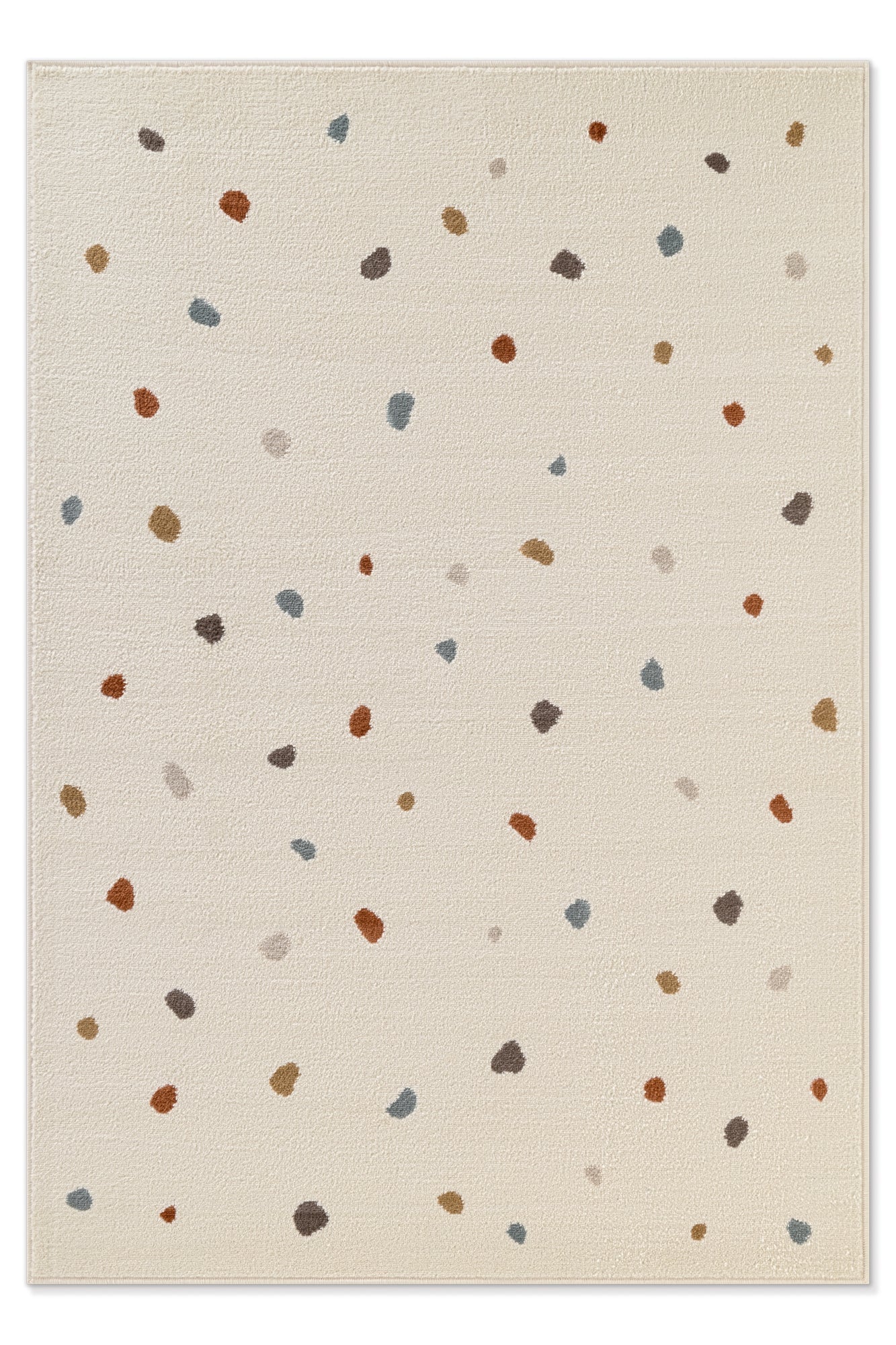 Hanse Home Adventures Barnmatta Funny Dots creme flerfärgad