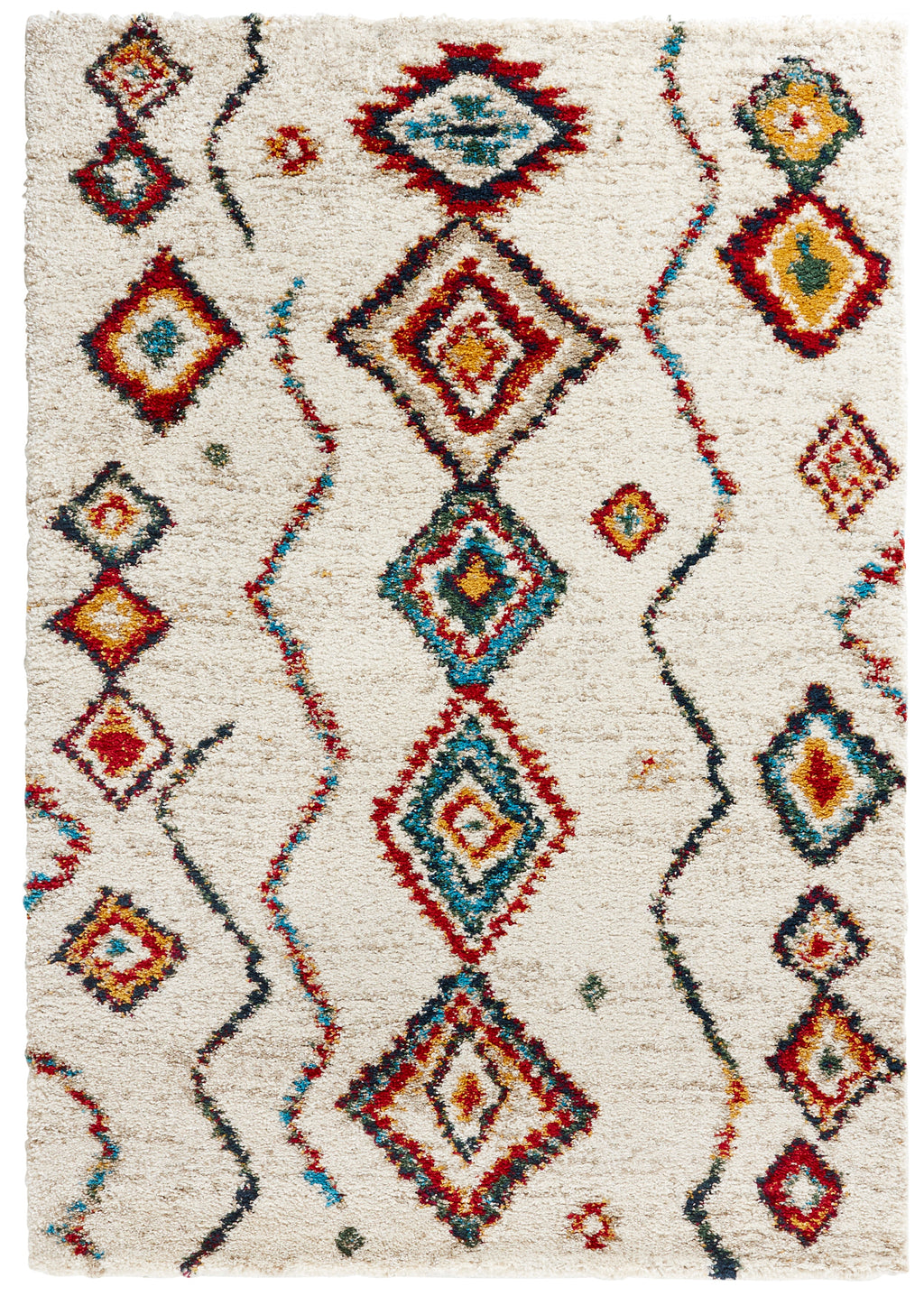 Design velour djuplugg matta Geometric