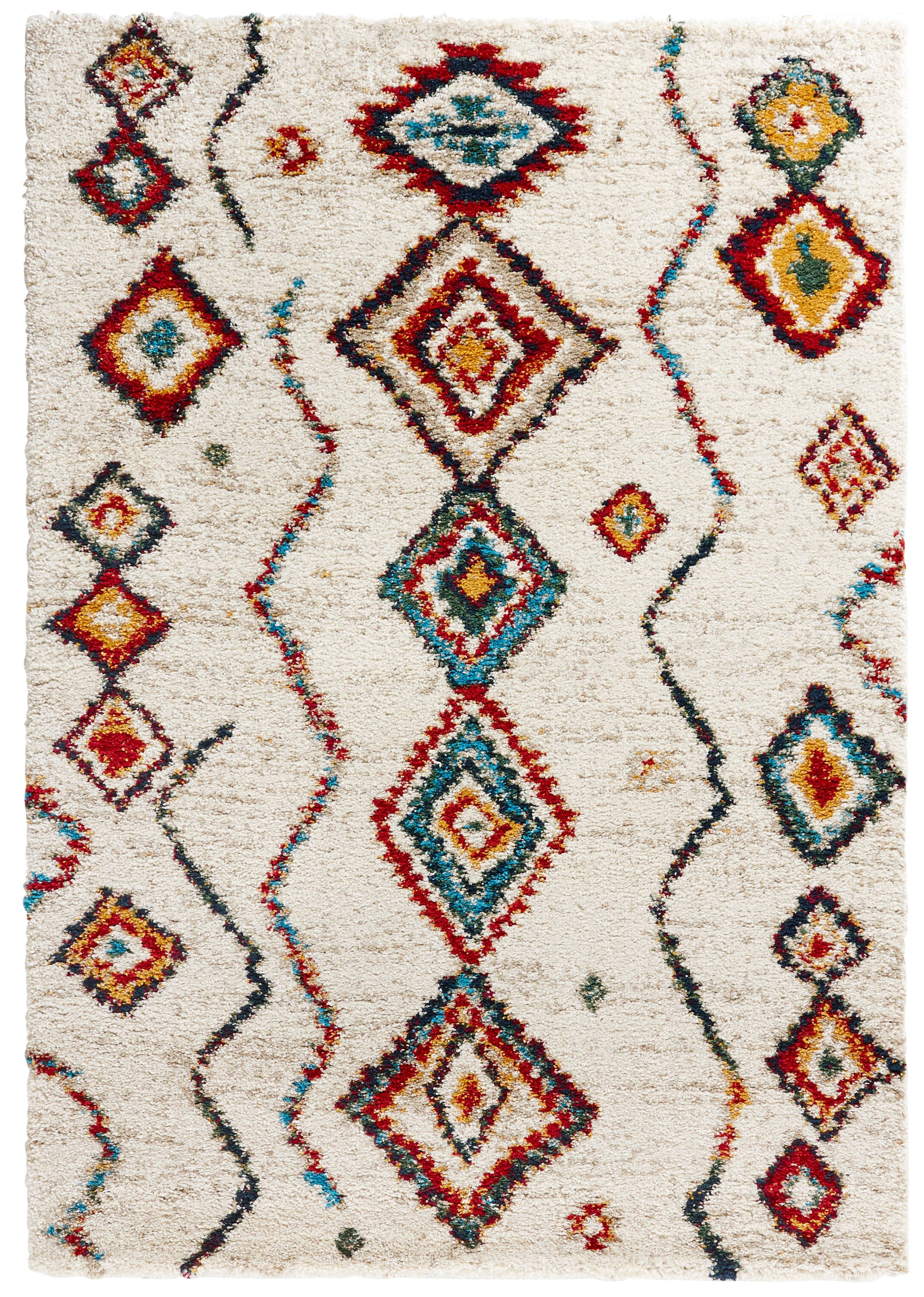 Design velour djuplugg matta Geometric