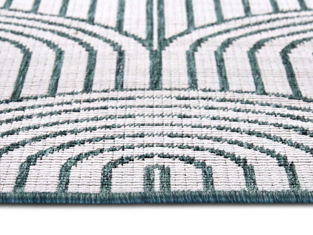 Hanse Home Flatweave Vändbar inom- och utomhusmatta Pangli grön