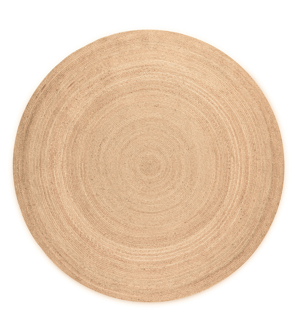 Hanse Home Jute Braided Jutematta rund Rangpur natur guld