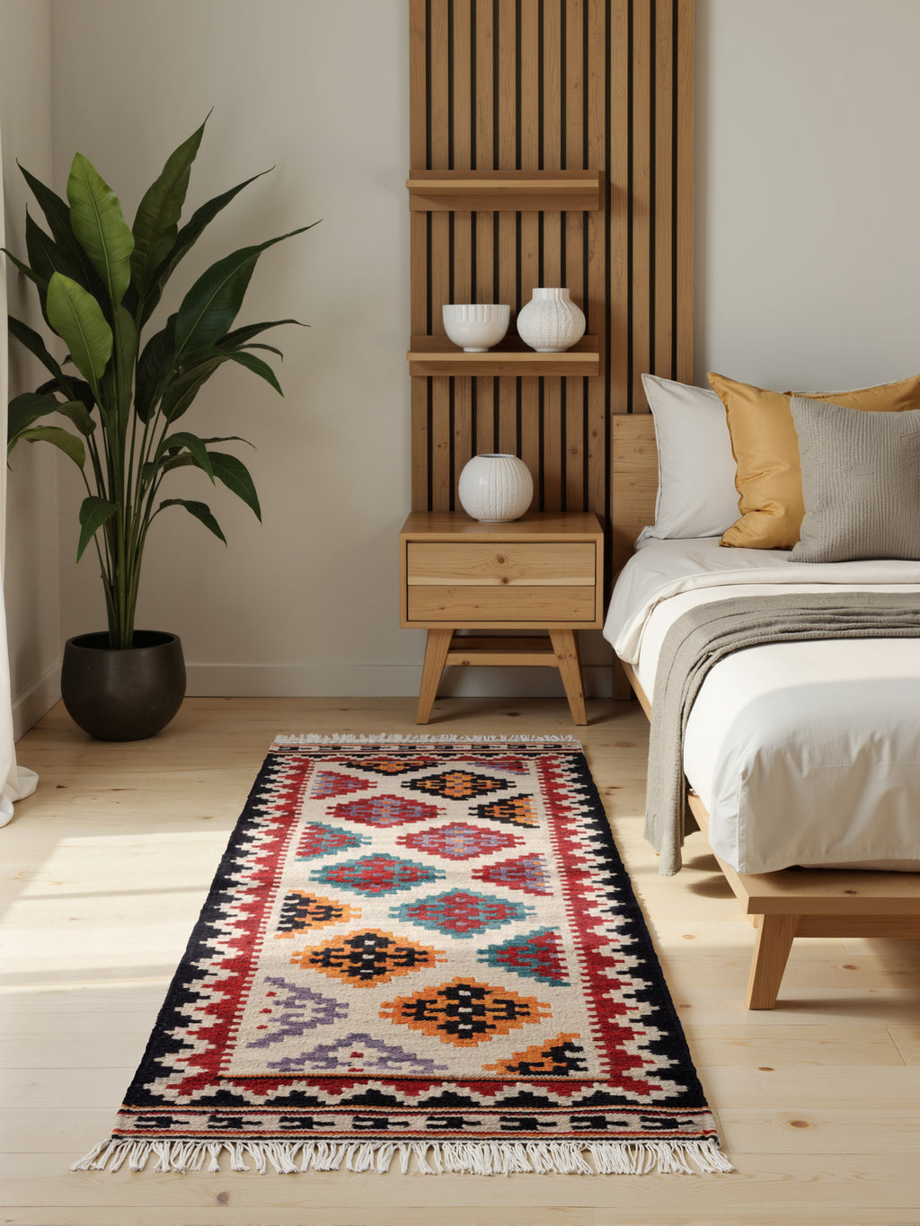 Hanse Home Kamal Afghansk kelimmatta Kian creme flerfärgad