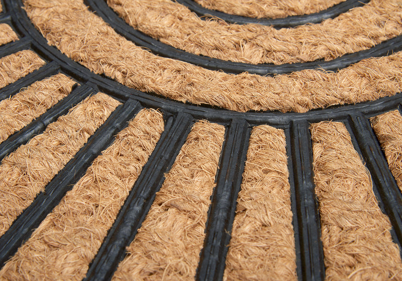 Hanse Home Mix Mats Dörrmatta Gummi-Cocos Halbrund Geometric Ornament