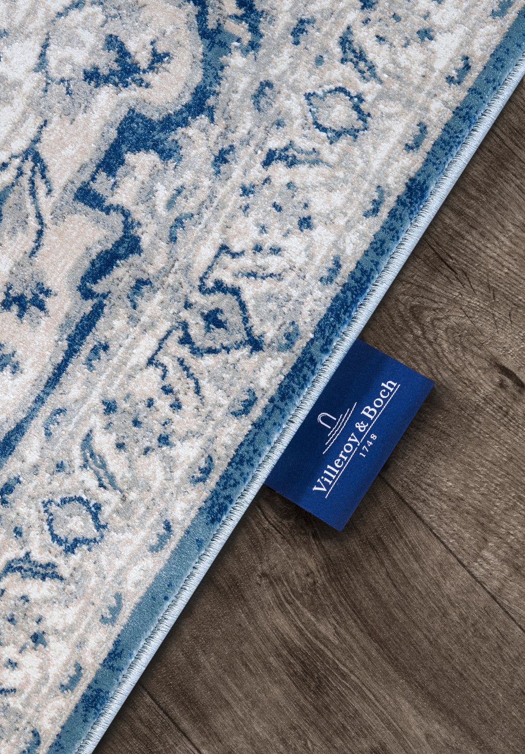 Villeroy & Boch 1869 Kortluggsmatta Gabrielle creme blå