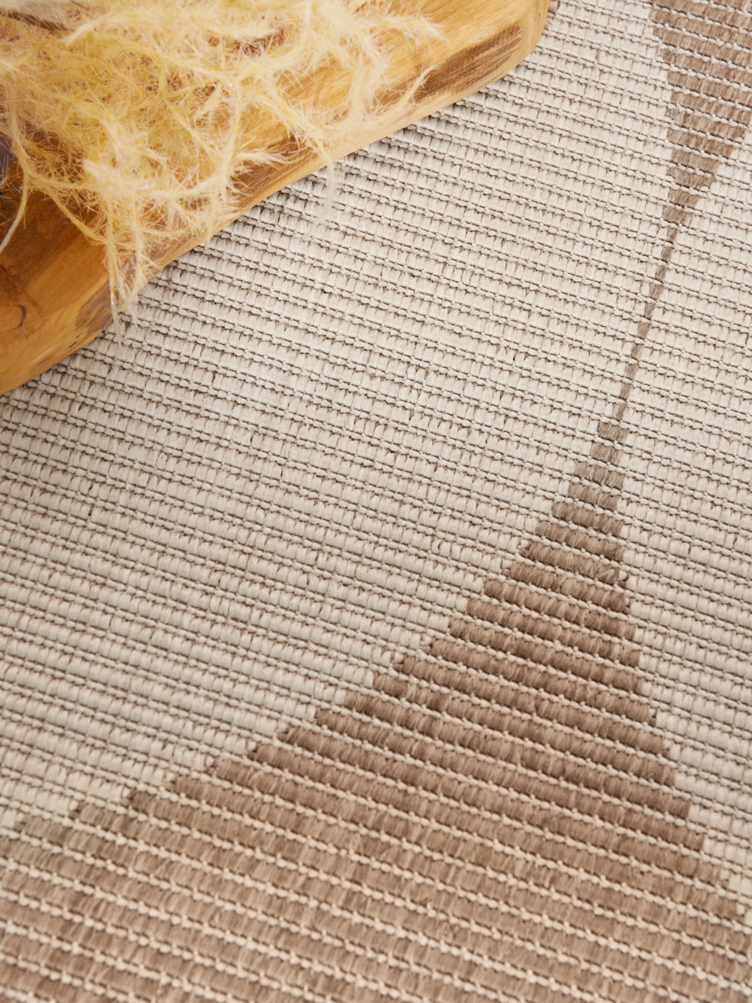 Hanse Home Duet Vändbar inom- och utomhusmatta Bowen Jute vit