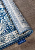 Villeroy & Boch 1869 Kortluggsmatta Jehanne blå creme