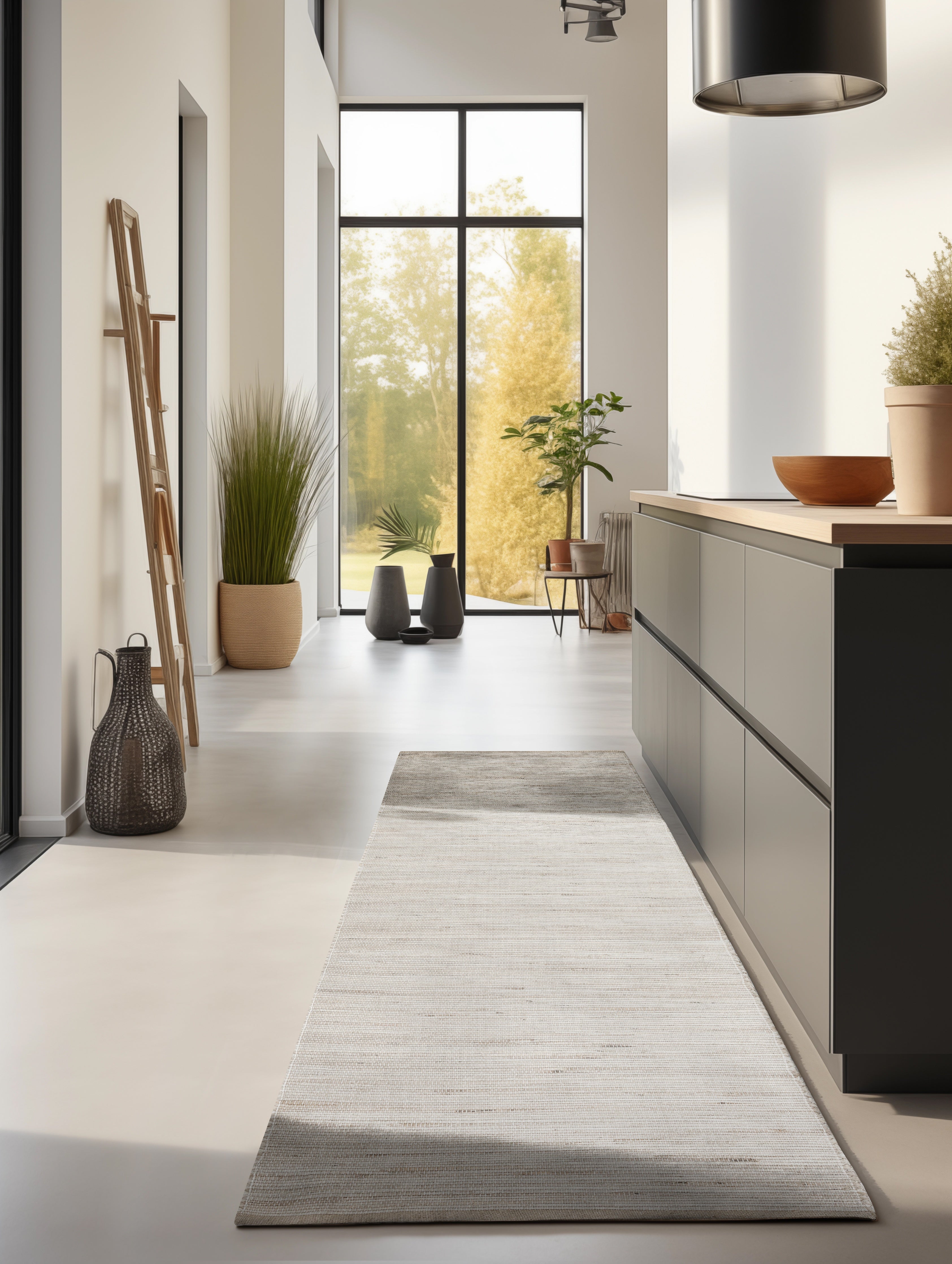 Hanse Home Handloom 1.0 Jutematta Dhaka natur grå brun