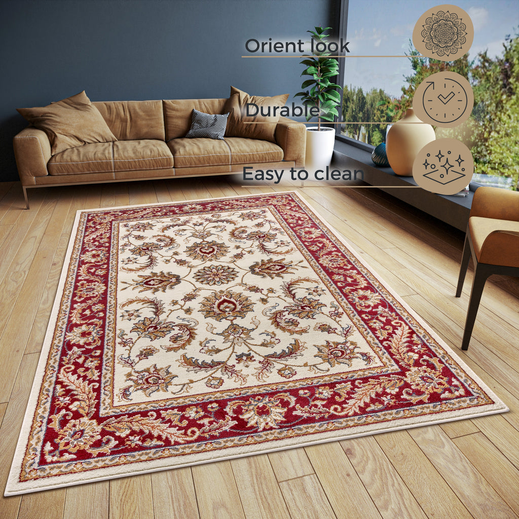 Hanse Home Orient Matta Reni creme röd
