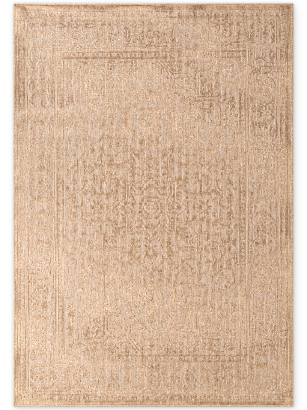 Hanse Home Duet Vändbar inom- och utomhusmatta Kona Jute vit