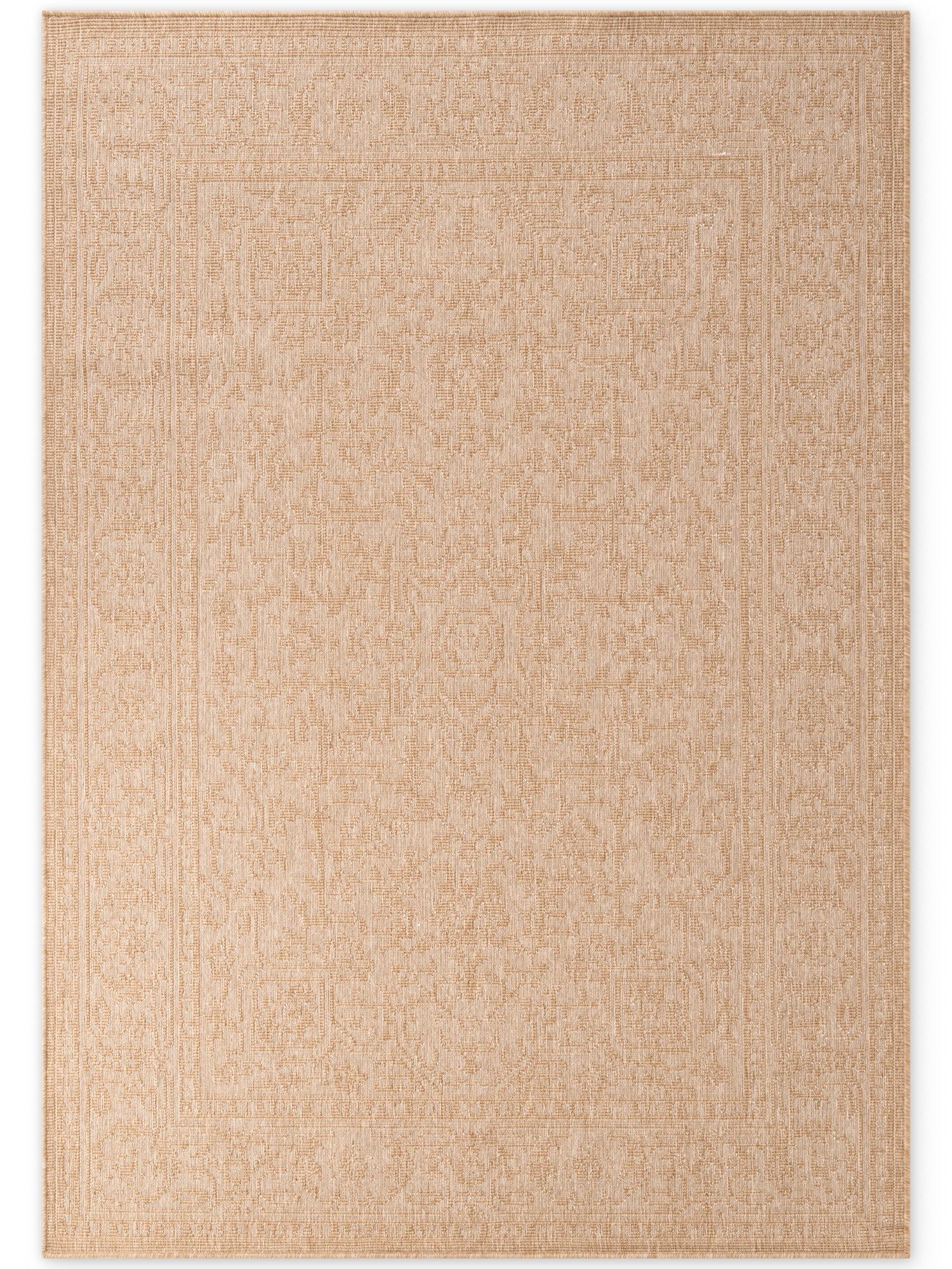 Hanse Home Duet Vändbar inom- och utomhusmatta Kona Jute vit