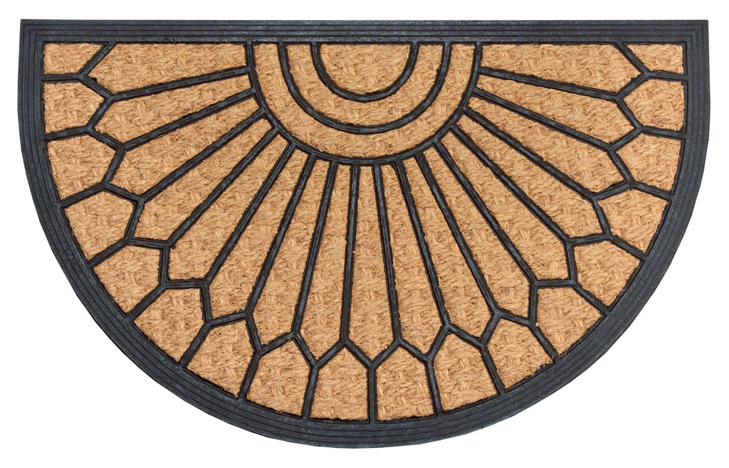 Hanse Home Mix Mats Dörrmatta Gummi-Cocos Halbrund Geometric Ornament