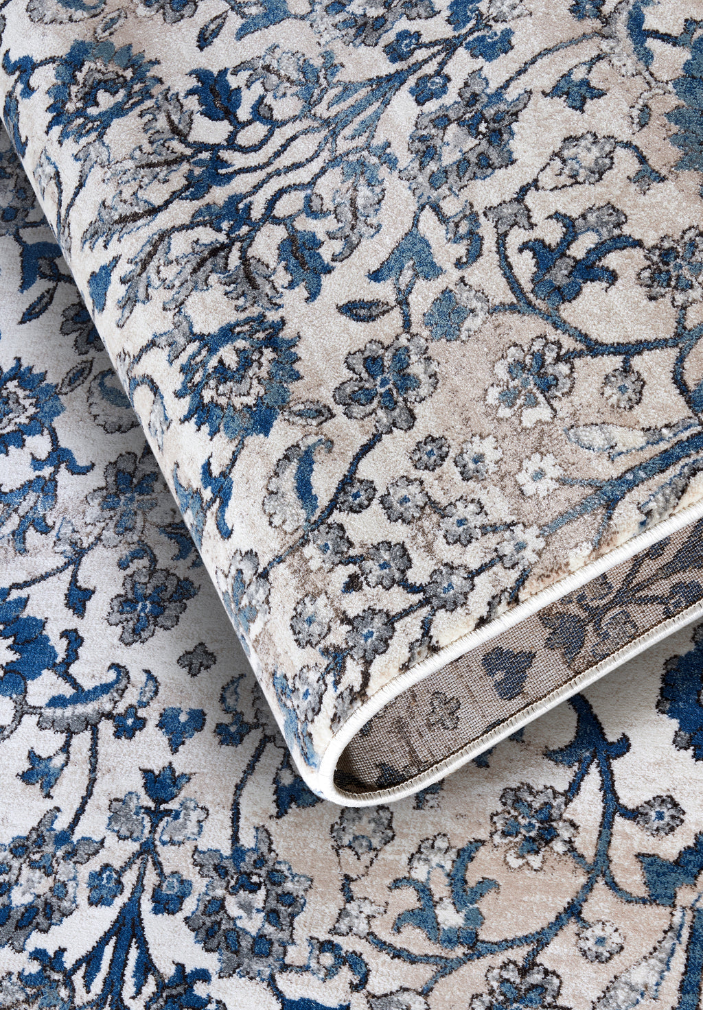 Villeroy & Boch 1869 Kortluggsmatta Ernest creme blå