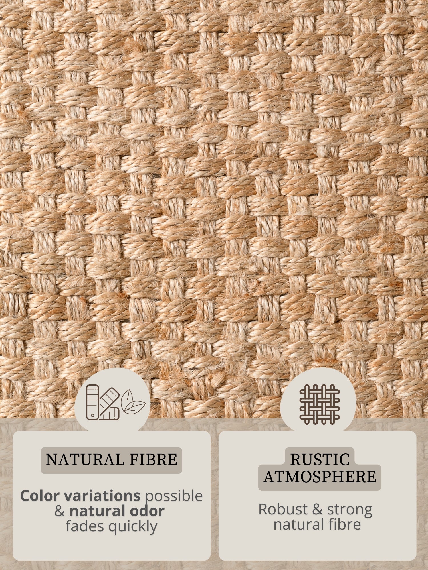 Hanse Home Handloom 1.0 Jutematta Fjord natur guld