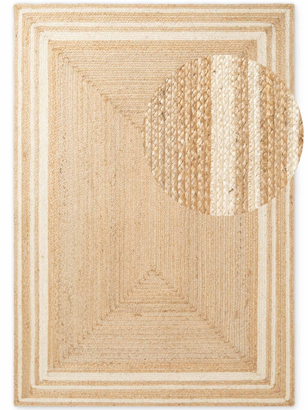 Hanse Home Looma Jutematta Looma natur guld elfenben