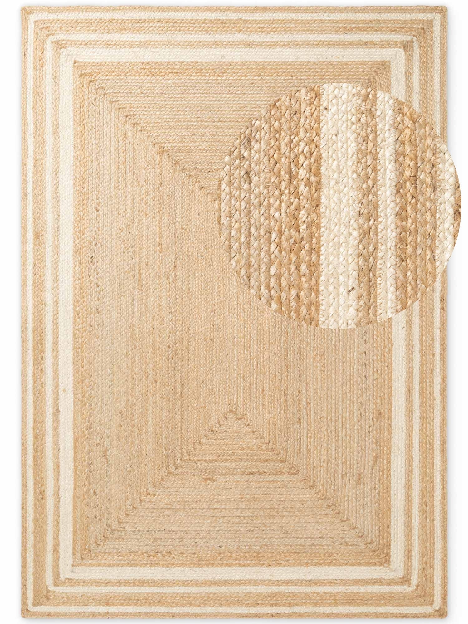 Hanse Home Looma Jutematta Looma natur guld elfenben