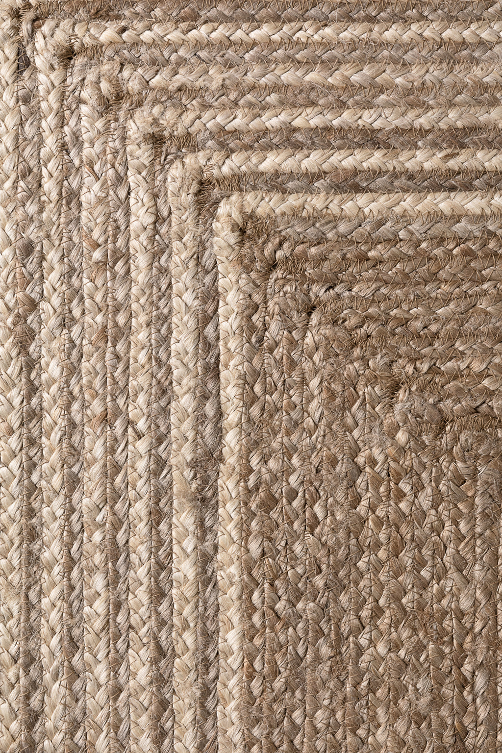 Hanse Home Juno Jutematta Juno Line natur vit Brown