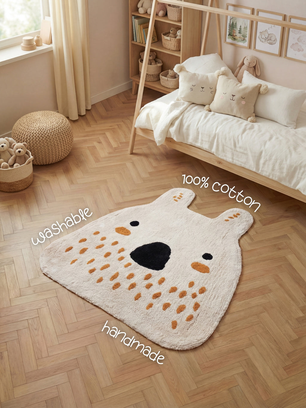 Hanse Home Snuggle Barnmatta Nienchen creme flerfärgad