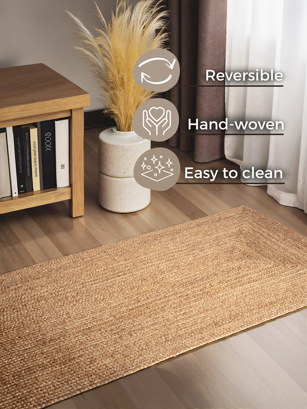 Hanse Home Juno Jutematta Juno natur brun