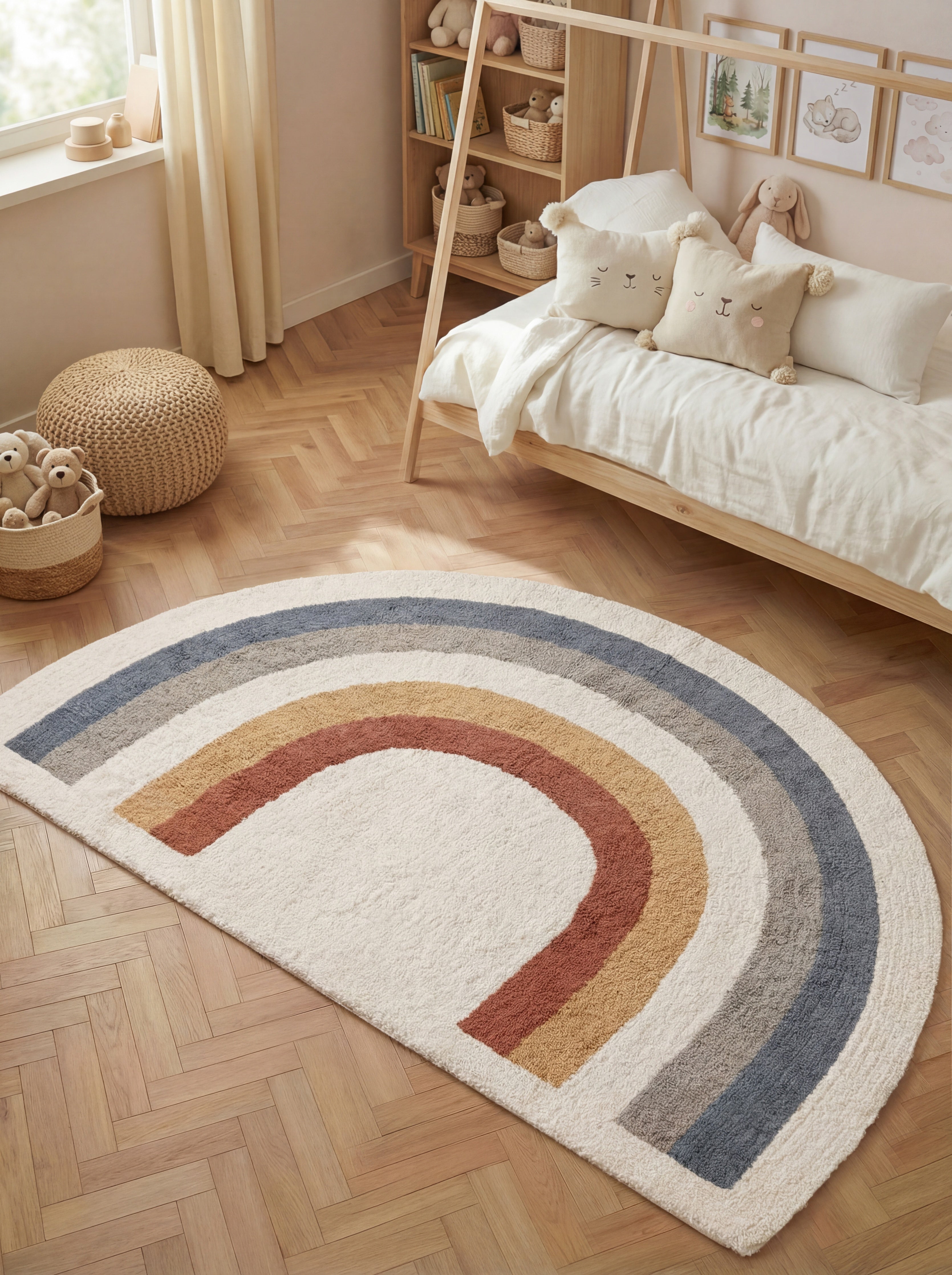 Hanse Home Snuggle Barnmatta Riva creme flerfärgad