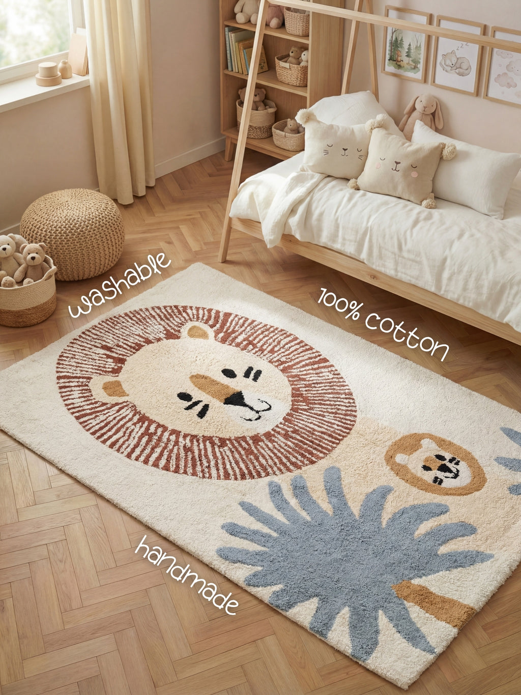 Hanse Home Snuggle Barnmatta Leander creme flerfärgad