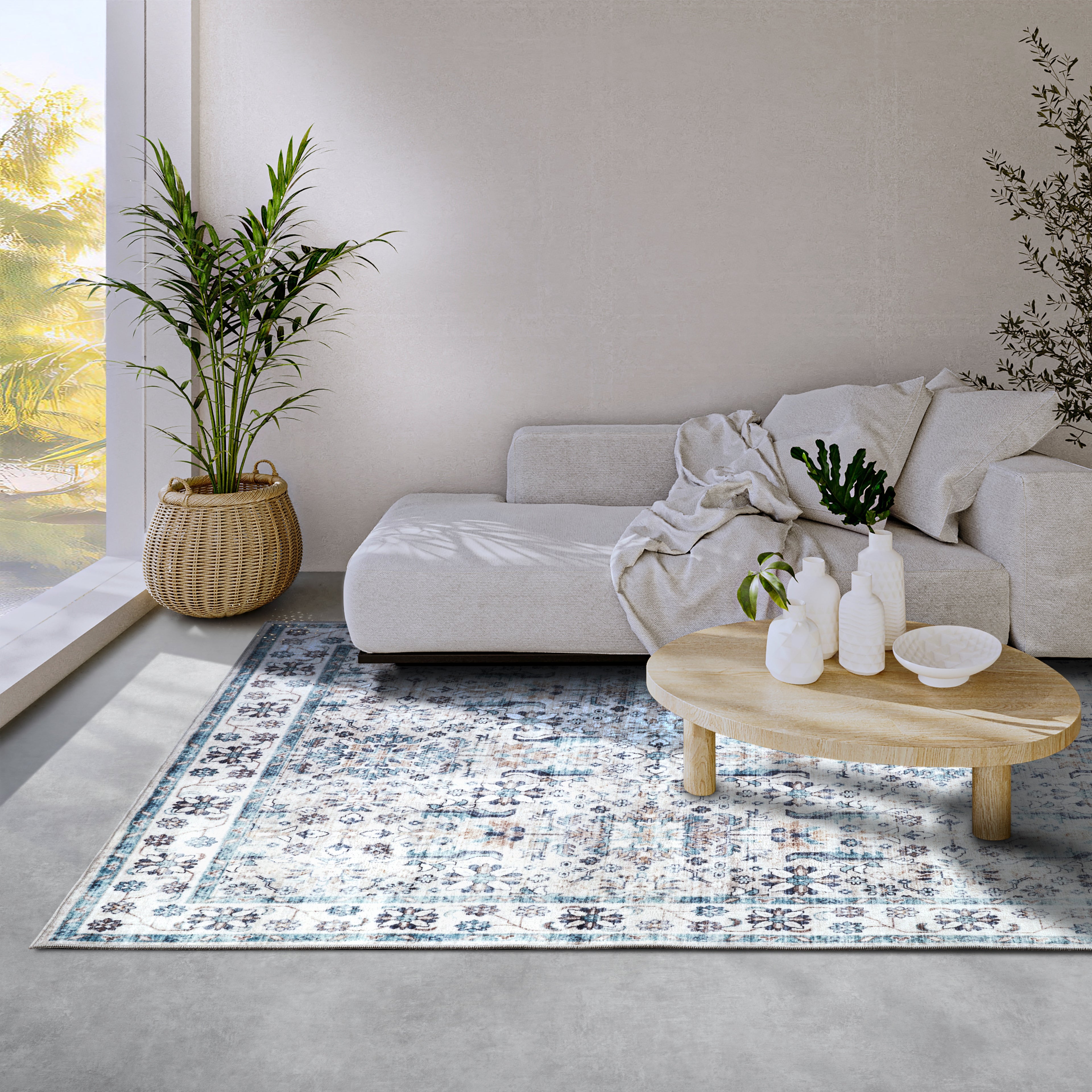 Saveh creme blå – MIL