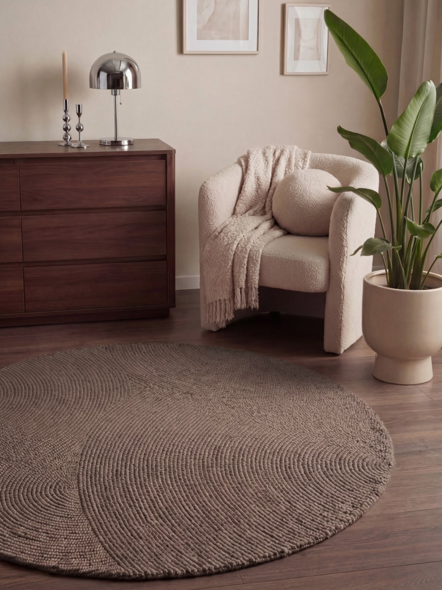 Hanse Home Calmio Ullmatta Calmio taupe